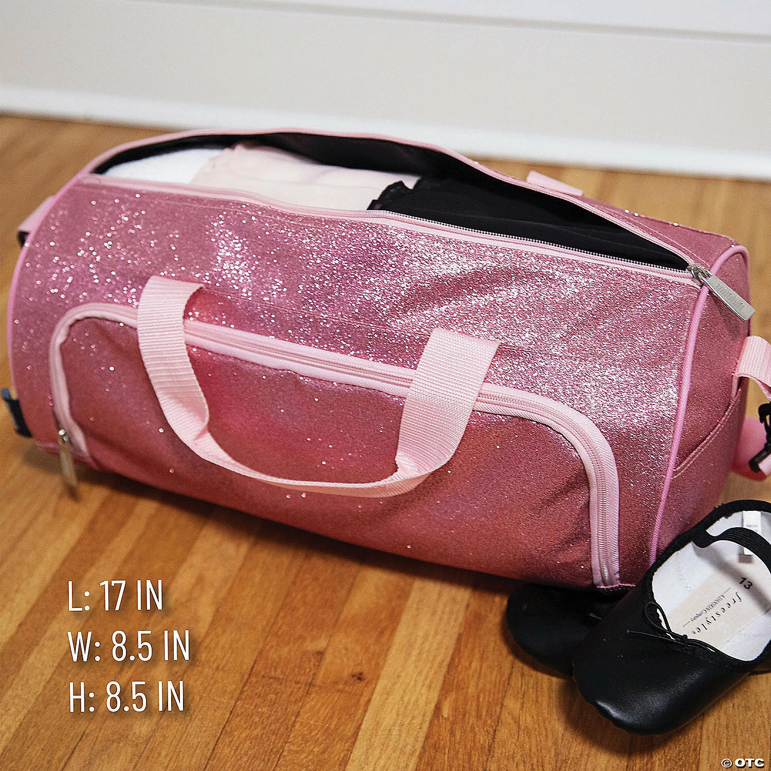 MW Wildkin Pink Glitter Dance Bag 6 MW Wildkin Pink Glitter Dance Bag - Image 4