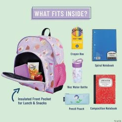 MW Wildkin: Sweet Dreams 12 Inch Backpack 9 MW Wildkin: Sweet Dreams 12 Inch Backpack -Kids Art Supplies Store wildkin sweet dreams 12 inch backpack14110659 a02