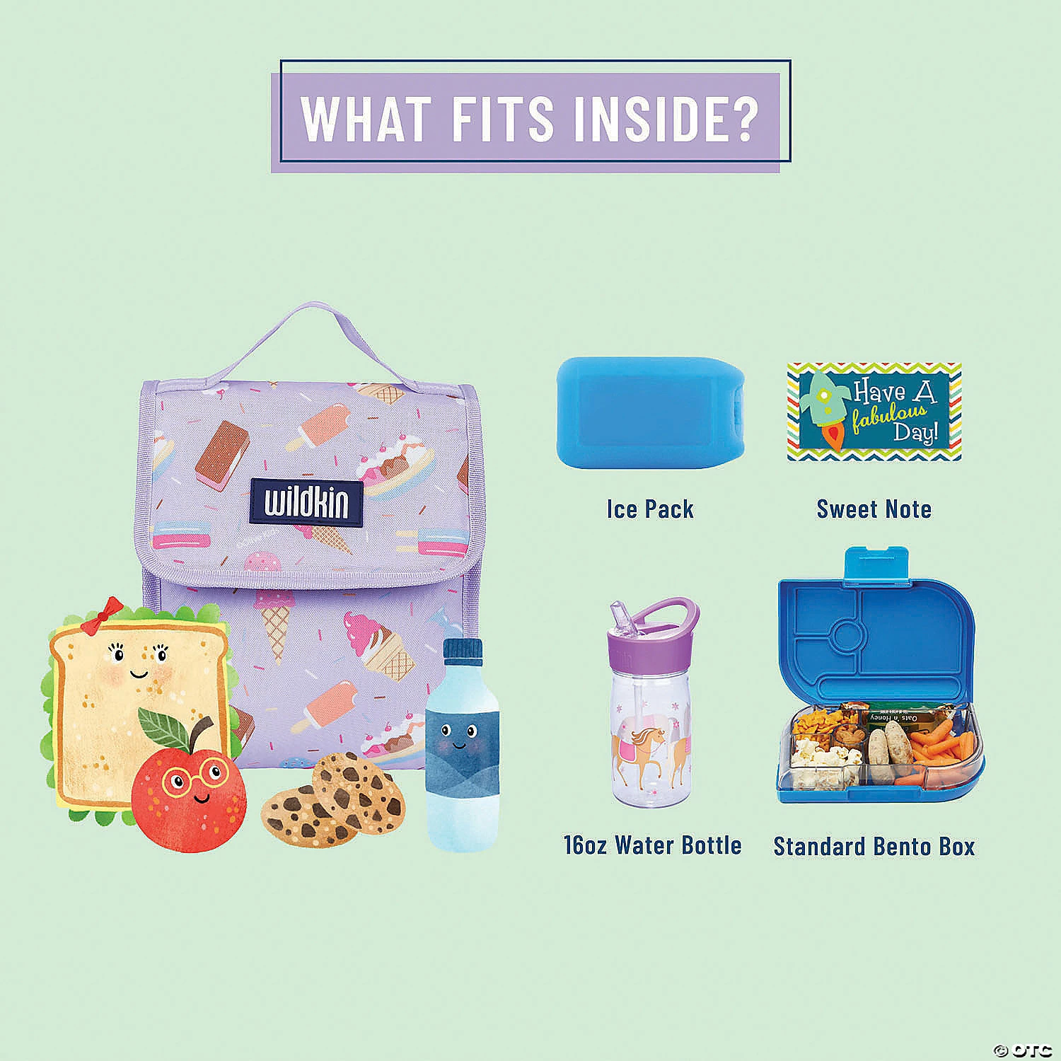 MW Wildkin - Sweet Dreams Lunch Bag 5 MW Wildkin - Sweet Dreams Lunch Bag - Image 3