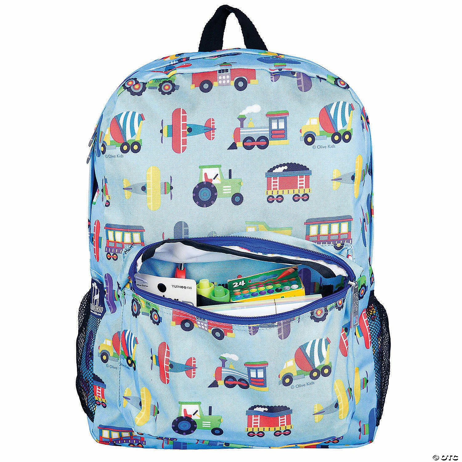 MW Wildkin: Trains, Planes & Trucks 16 Inch Backpack 4 MW Wildkin: Trains, Planes & Trucks 16 Inch Backpack - Image 2