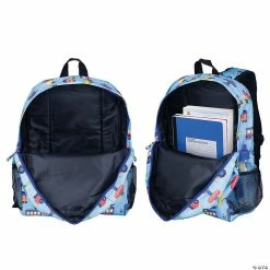 MW Wildkin: Trains, Planes & Trucks 16 Inch Backpack 9 MW Wildkin: Trains, Planes & Trucks 16 Inch Backpack -Kids Art Supplies Store wildkin trains planes and trucks 16 inch backpack14110749 a02