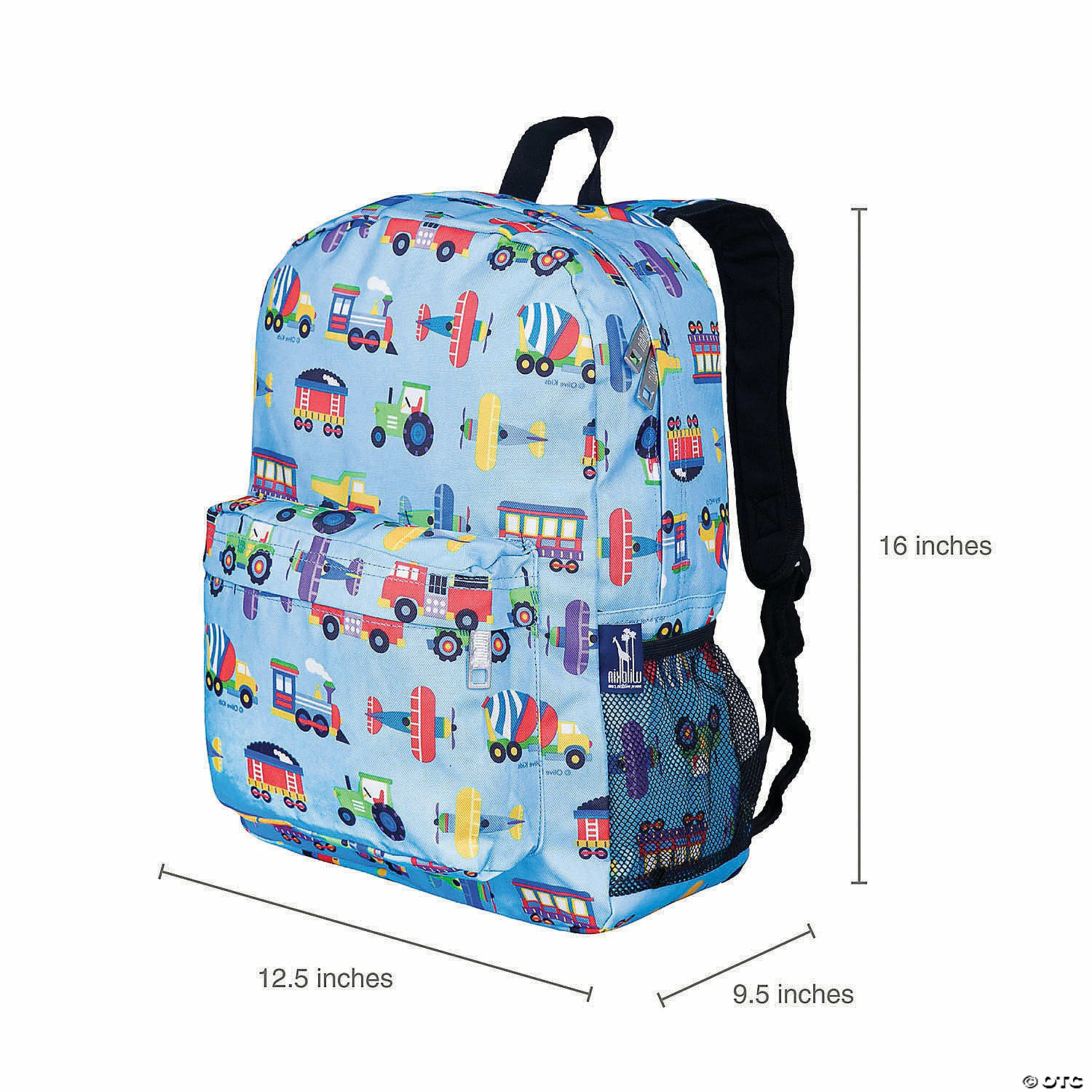 MW Wildkin: Trains, Planes & Trucks 16 Inch Backpack 7 MW Wildkin: Trains, Planes & Trucks 16 Inch Backpack - Image 5