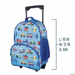 MW Wildkin: Trains, Planes & Trucks Rolling Luggage 10 MW Wildkin: Trains, Planes & Trucks Rolling Luggage -Kids Art Supplies Store wildkin trains planes and trucks rolling luggage14110775 a03