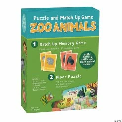 MW Zoo Animal Puzzle & Match Up Game 9 MW Zoo Animal Puzzle & Match Up Game -Kids Art Supplies Store zoo animal puzzle and match up game14166764 a05